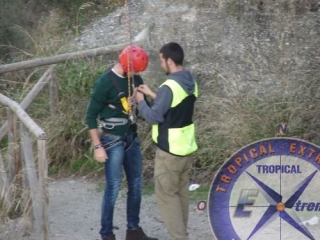 Colocando el arnes